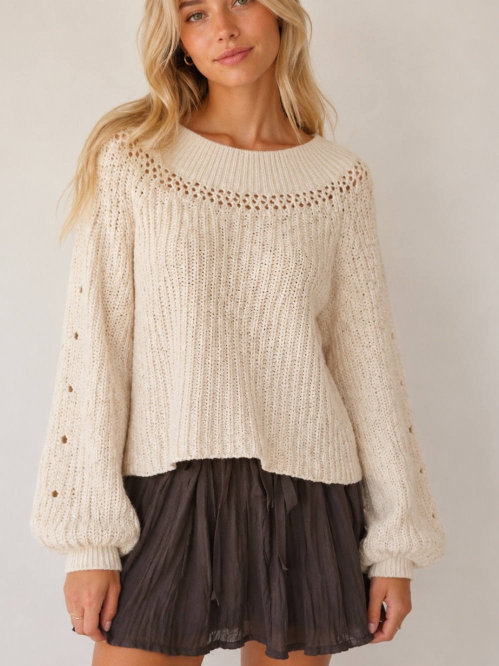 Free People Women's Pandora Boatneck Sweater Size XS 36917